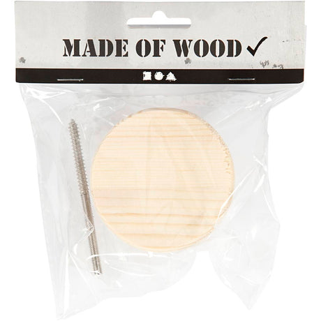 Porte-manteau Creativ company, rond, d: 4,5 cm, d 7 cm, 1 pièce