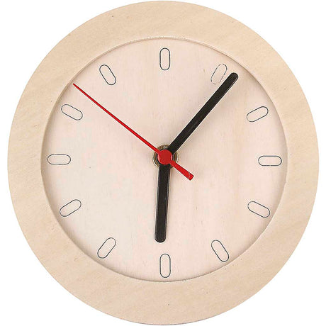 Horloge d'entreprise créative avec cadre en bois