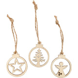 Creativ company Cintres de Noël en bois, 24 pcs.