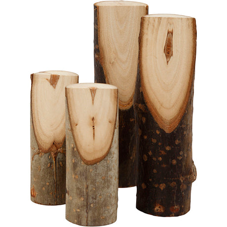 Creativ Company Decorative Tree Trunk Divers, 4st.