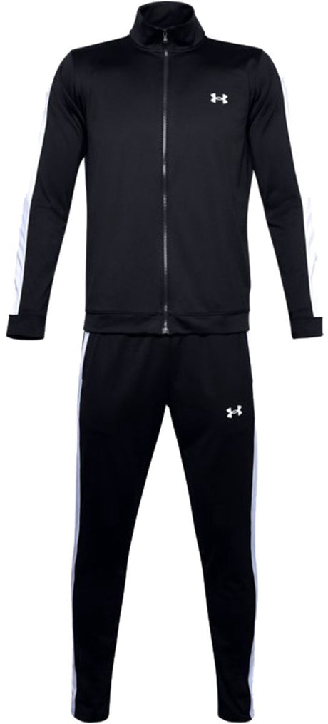 Under Armour UA Rival Knit Track Suit-BLK Survêtement pour Homme - Noir - Blanc