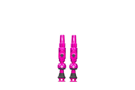 Valve tubeless Muc-off big bore lite petite valve presta française rose 30mm