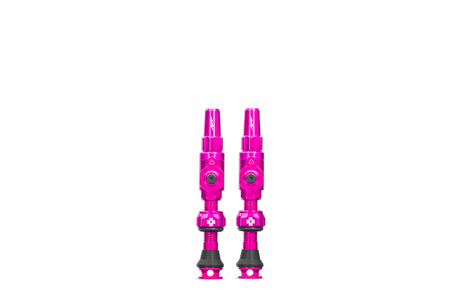 Valve tubeless Muc-off big bore lite valve presta française rose moyen 35mm