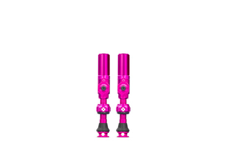 Valve tubeless Muc-off big bore hybride, valve Schräder de voiture rose moyen 35mm
