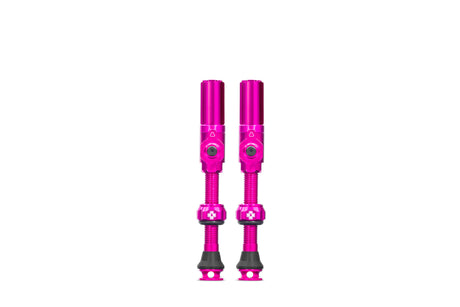 Valve tubeless Muc-off big bore hybride grande valve schräder de voiture rose 45mm