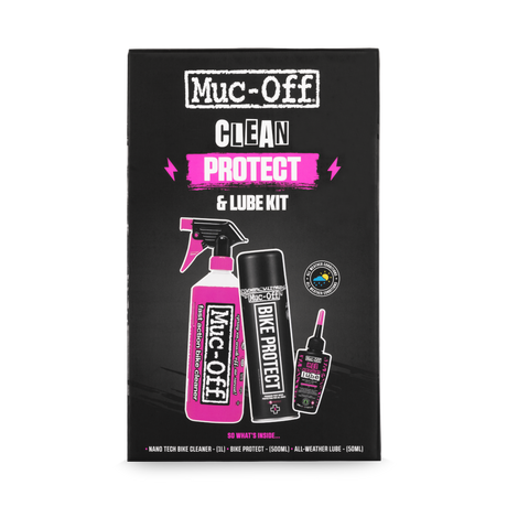 Kit de protection propre et lubrifiant tous temps pour vélo Muc-off