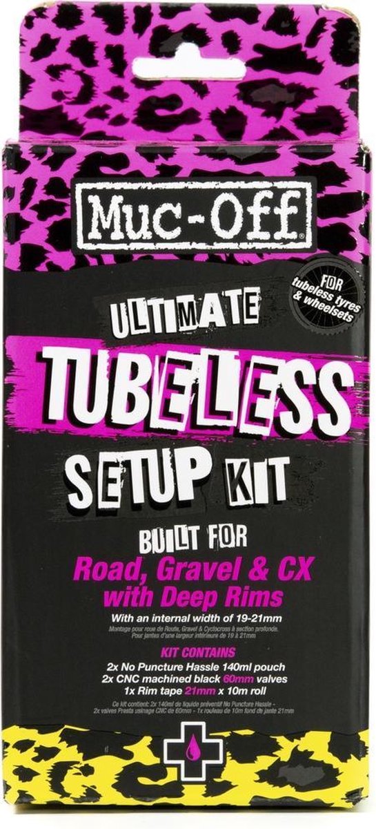 Kit tubeless ultime Muc-off route gravier cx