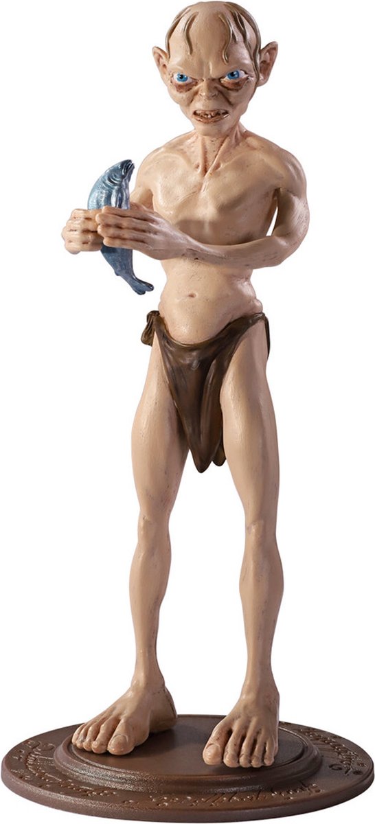 La noble collection figurine du seigneur des anneaux Gollum Bendy
