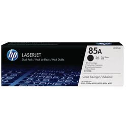 Cartouche de toner hp ce285ad noir, pack double