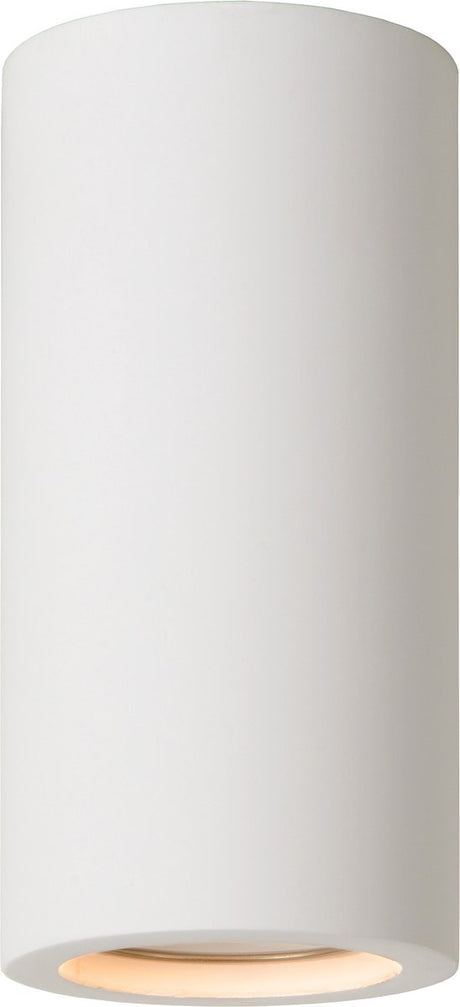 Lucide gipsy - spot de plafond (plafonnier) - ø 7 cm - 1xgu10 - blanc - japandi