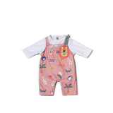 Barboteuse jungle baby born 43 cm | 2 pièces