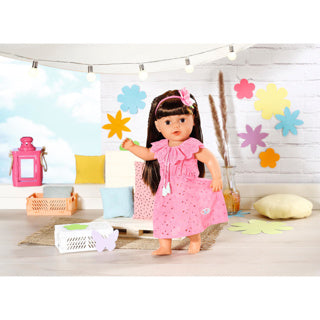 Robe fleurie tendance Baby born 43 cm
