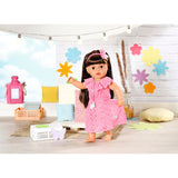 Robe fleurie tendance Baby born 43 cm