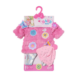 Manteau en peluche Baby born 43 cm - vêtements de poupée