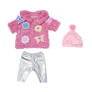 Manteau en peluche Baby born 43 cm - vêtements de poupée
