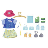 Tenue de pêcheur bébé né | 2 pièces