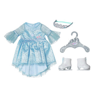Robe princesse née sur glace pour bébé 43cm | 2 pièces