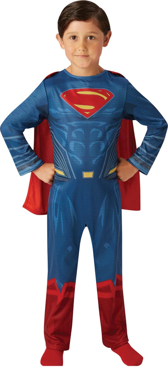 Rubies Costume de déguisement Rubie's Justice League Superman Junior Bleu Taille 104