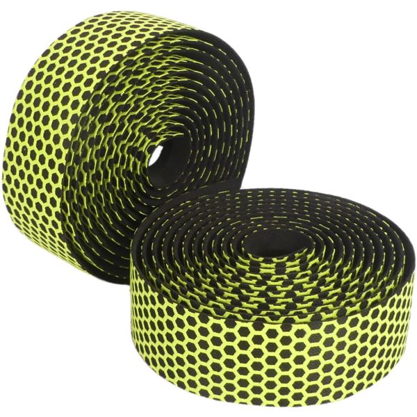 Guidon Edge silicone antidérapant - jaune (2 pièces dans une boîte)