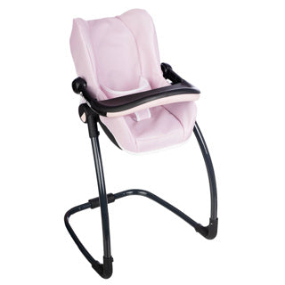 Chaise de poupée chaise haute maxi cosi rose tendre