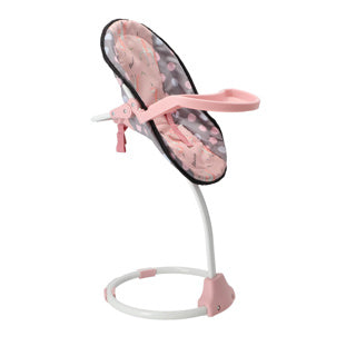Chaise de poupée 3 en 1 gris rose 42x40x40 cm