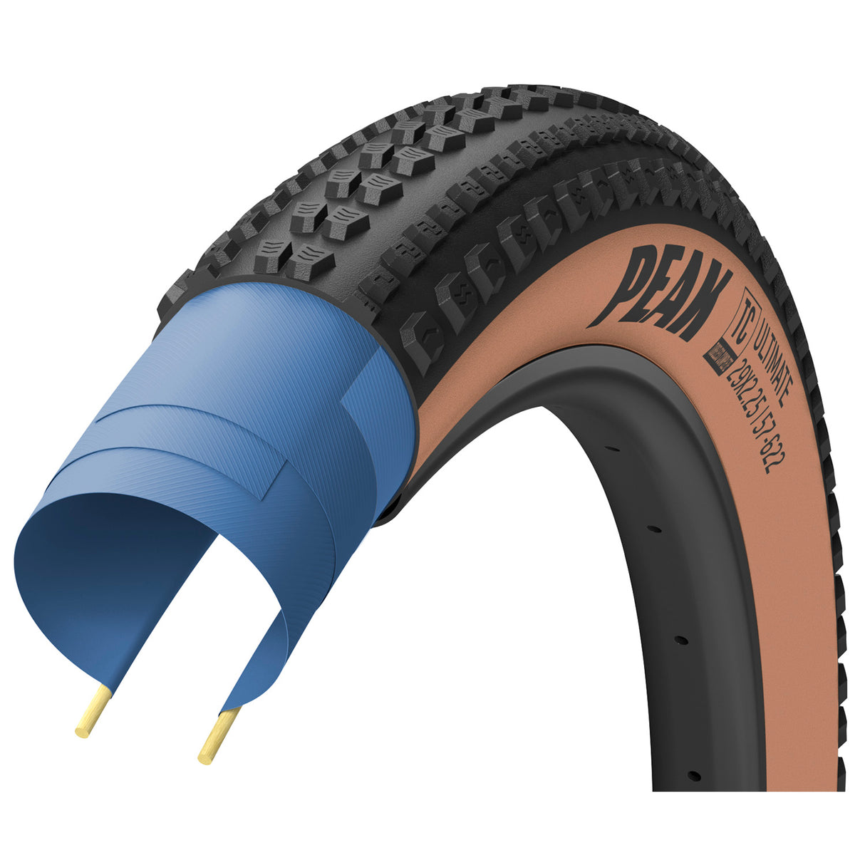 Pneu pliable Goodyear Peak 28 TLC 120