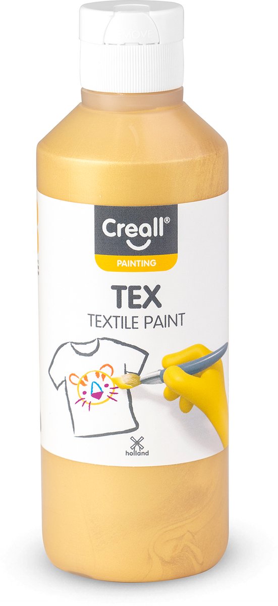 Peinture textile Creall or, 250ml