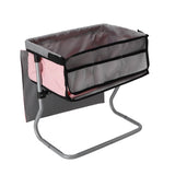 Table de soin pour poupées gris rose39x25x39cm