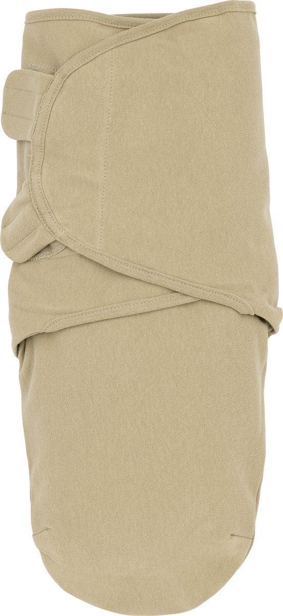 Couverture d'emmaillotage Meyco baby uni - sable - 0-3 mois - 1,0 tog