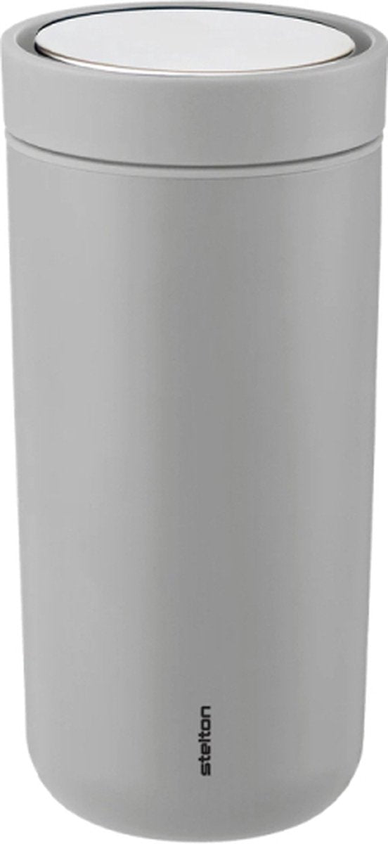 Sans marque sans marque stelton to go click tasse thermos gris clair 0,2 l