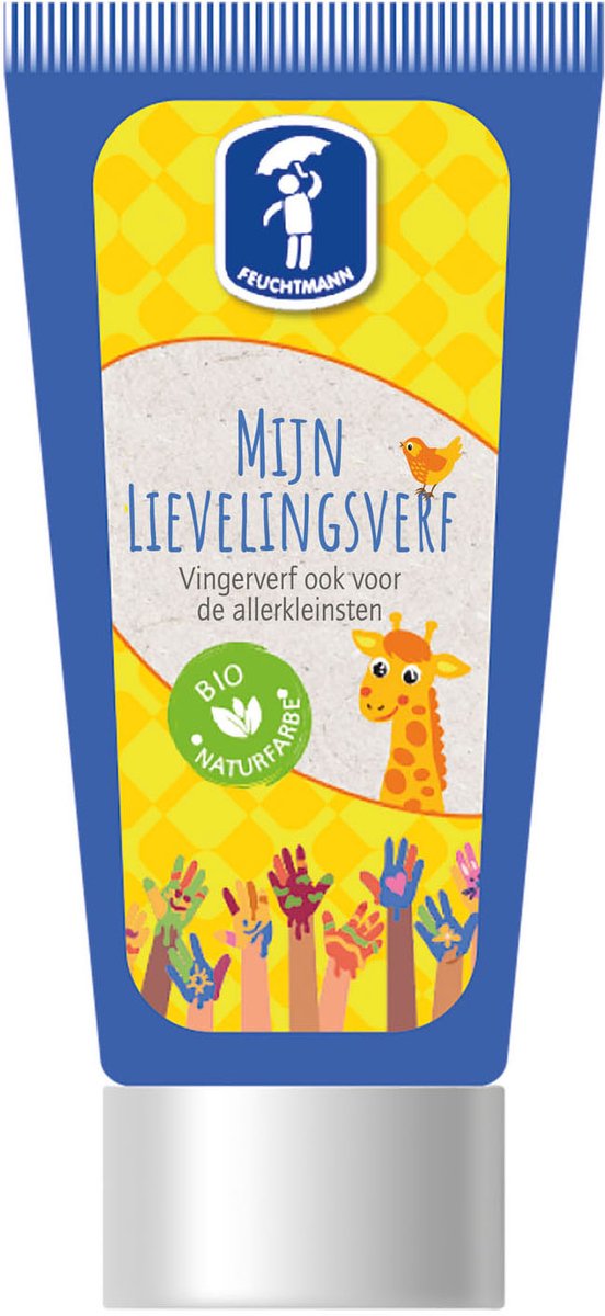 Feuchtmann ma peinture préférée, peinture au doigt bleu 75 g