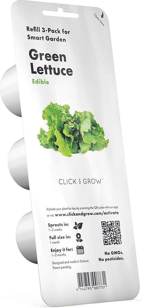 Recharge Click and Grow - laitue verte