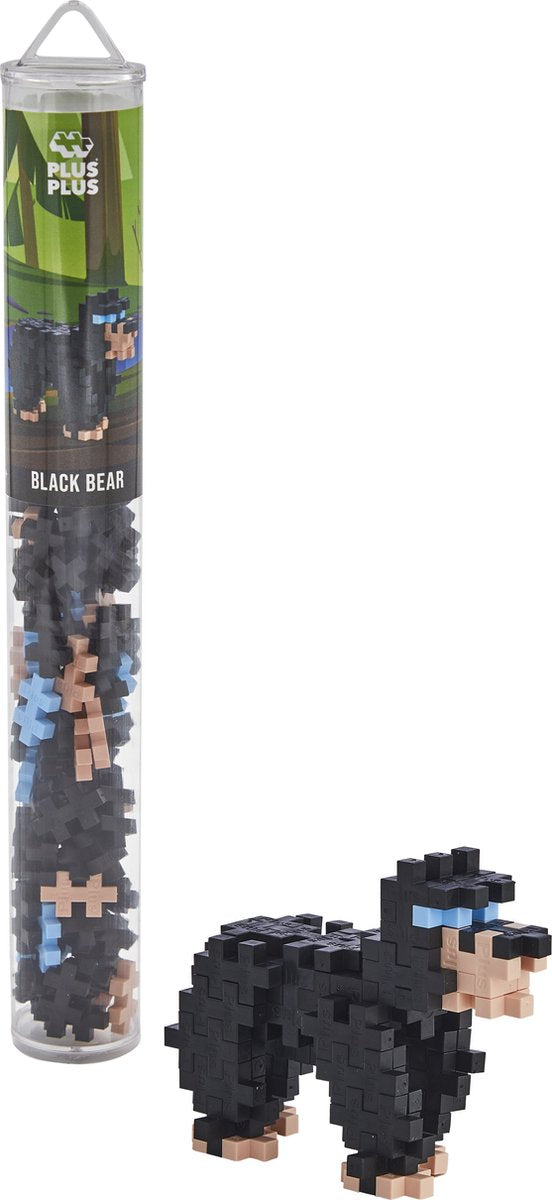 Ensemble de construction Plus-Plus Ours en tube 100 pièces - 4271 - jouets de construction - jouets de construction - ensemble avec blocs de construction - à partir de 5 ans