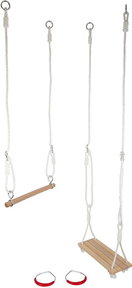 Petit pied - Swing en bois Set 3in1