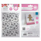 Tonic studios • a candy cane christmas 3d embossing folder sweet festivities