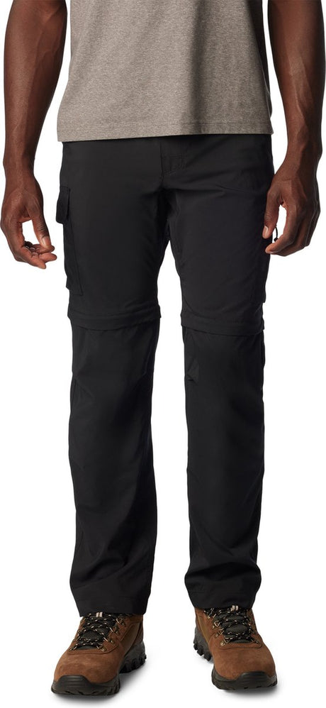 Columbia silver ridge™ utility convertible pant pantalon de randonnée - pantalon de randonnée convertible - homme - noir - taille 34