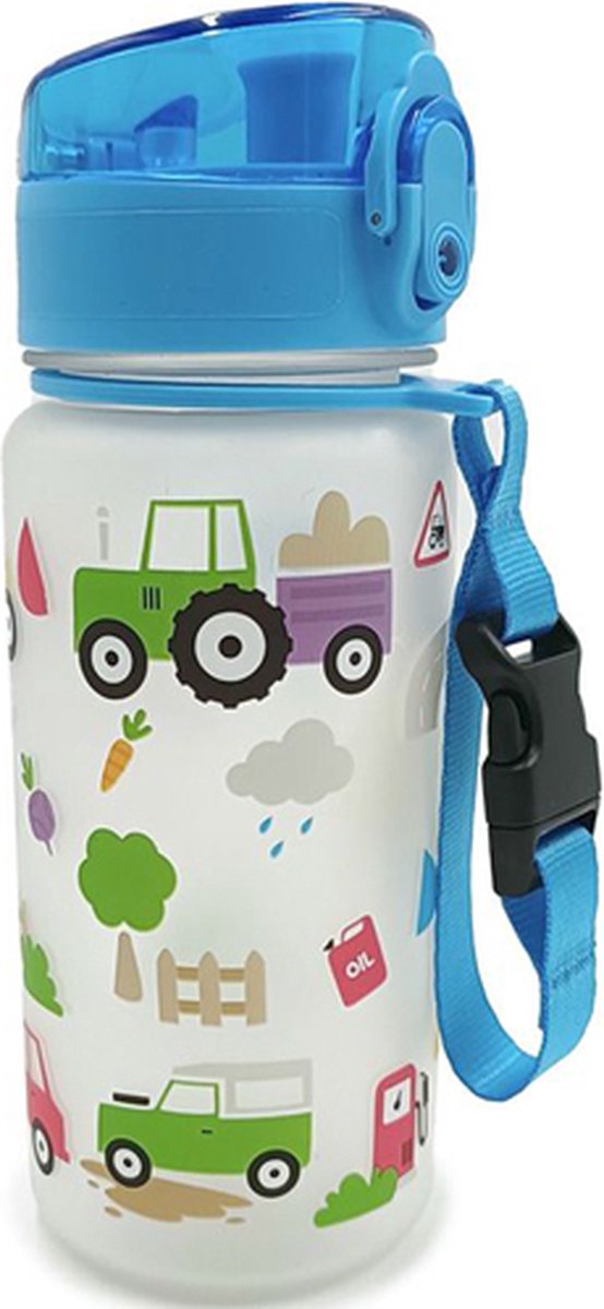 Gourde enfant ecozen petits tracteurs pop top 350 ml