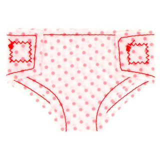 Ma belle chambre de poupées ma belle chambre de poupées couches de poupée tissu sur carte 2 pièces | 12 pièces
