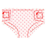 Ma belle chambre de poupées ma belle chambre de poupées couches de poupée tissu sur carte 2 pièces | 12 pièces