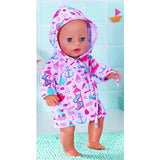Zapf bébé né à vêtements Pain de peignoir avec capot