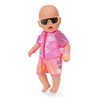 Tenue vélo tricycle bébé né 43cm | 2 pièces