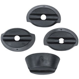 Anneaux de caoutchouc Basil Buddy - Ensemble de 4 - noir