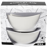 Bol Creativ company, h : 4,5 cm, d 10 cm, blanc, 2 pièces 1 boîte