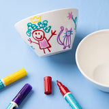 Bol à muesli Creativ company, h : 7 cm, d 12,5 cm, blanc, 20 pièces 1 boîte