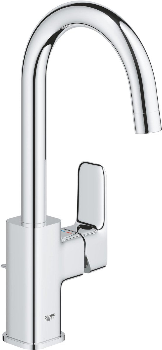 Mitigeur lavabo Grohe dice taille L - avec vidage - économie d'énergie(s) - bec orientable - chrome