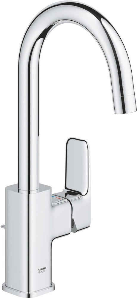Mitigeur lavabo Grohe dice taille L - avec vidage - économie d'énergie(s) - bec orientable - chrome