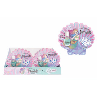 Coffret cadeau de vernis à ongles sirène | 16 pièces