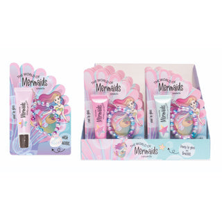 Brillant à lèvres sirène Casuelle avec bracelet assorti | 18 pièces