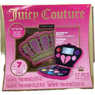 Ensemble de maquillage de luxe orné de bijoux Juicy Couture | 2 pièces