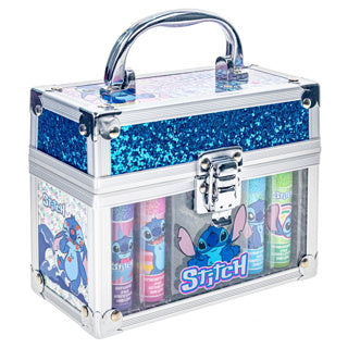 Stitch make-up koffertje met 4 lipbalsem | 3 stuks